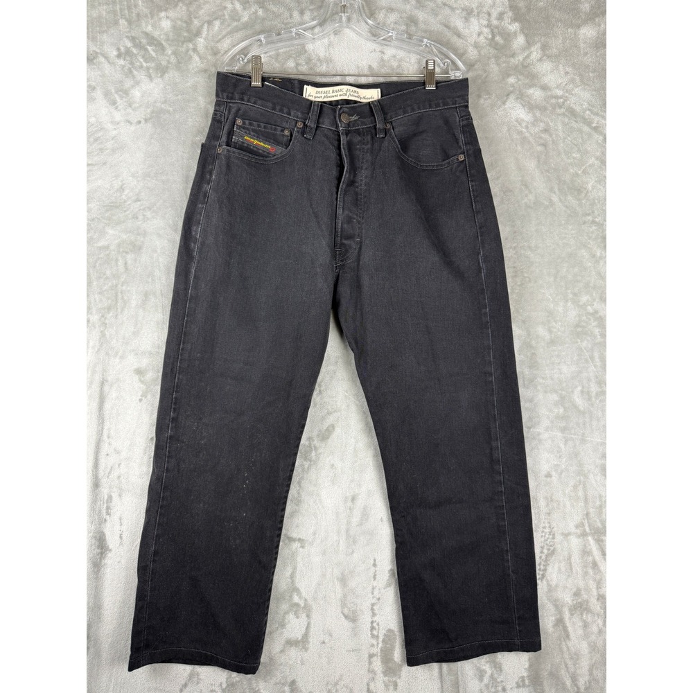 VTGDiesel Industry RR55 Basic Jeans Black Wash Denim‎ Mens Size 32 Made in Italy